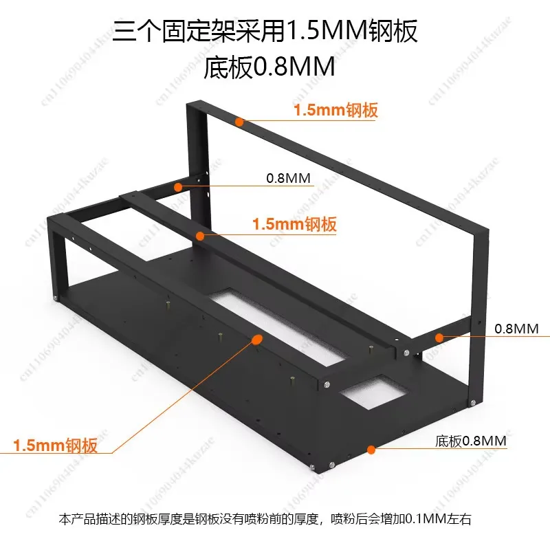 Supporto verticale stabile per - Gpu Mining Rig Frame 8 Gpu recensione e prezzo