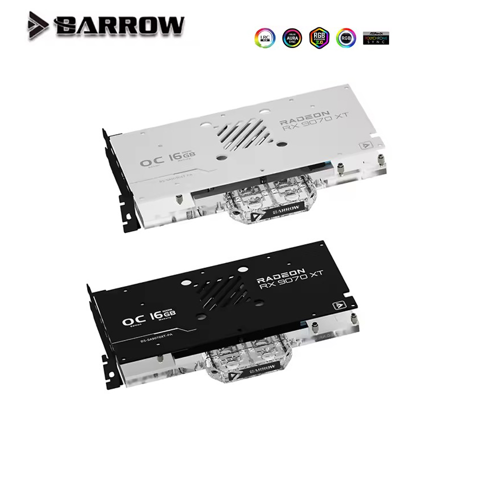 Barrow GPU Water Block per Sap - Rx 9070 Xt recensione e prezzo